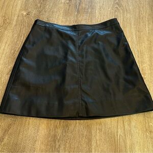 J.Crew Faux Leather Skirt